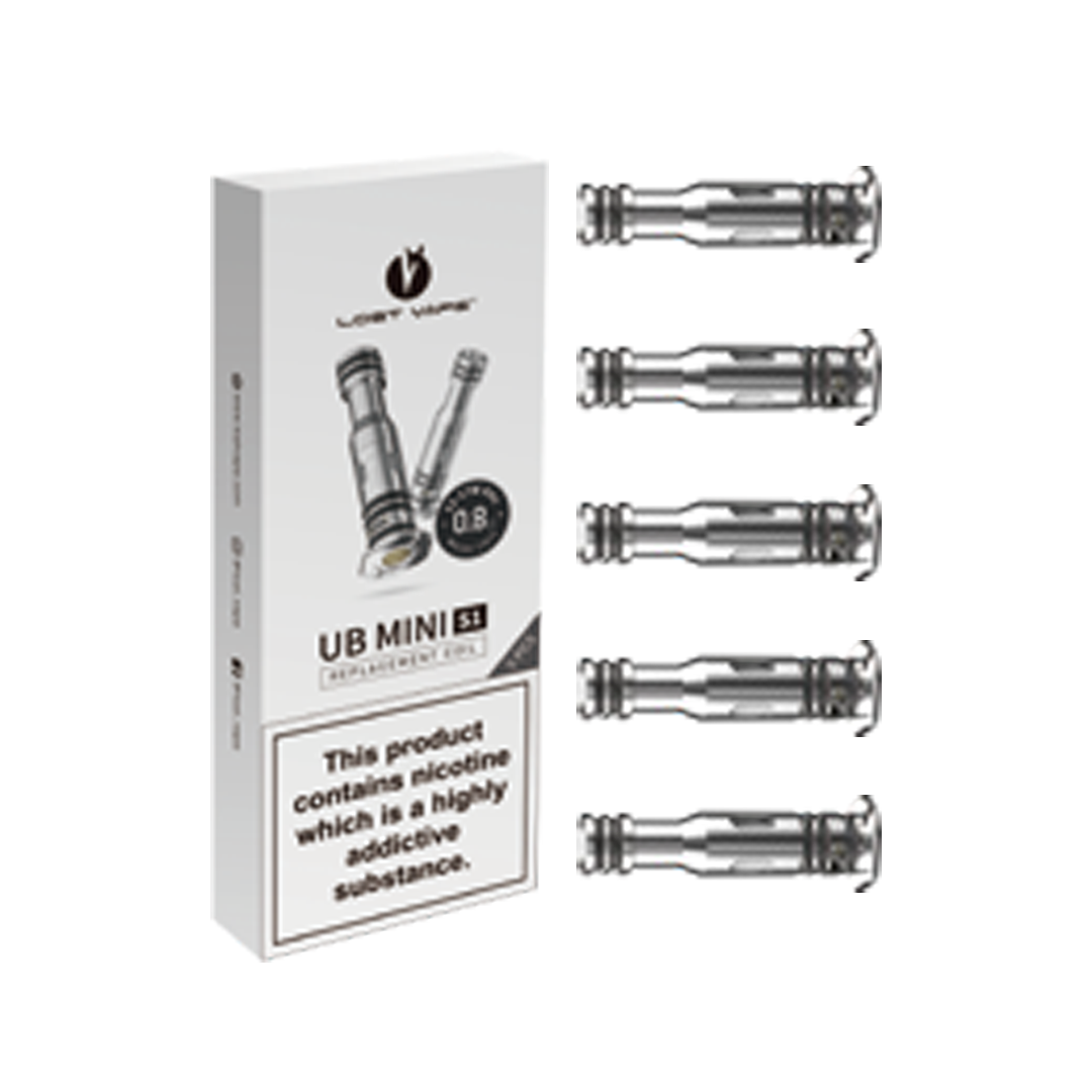 UB Mini Coils (5-Pack) 0.8ohm