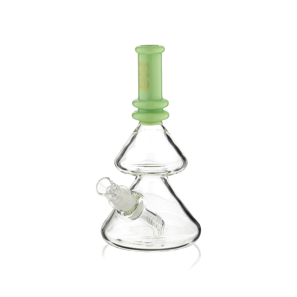 BIO Double Stacked Beaker Water Pipe 8"