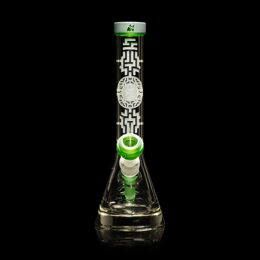 Bio-Encryption Beaker Bong 10.5”
