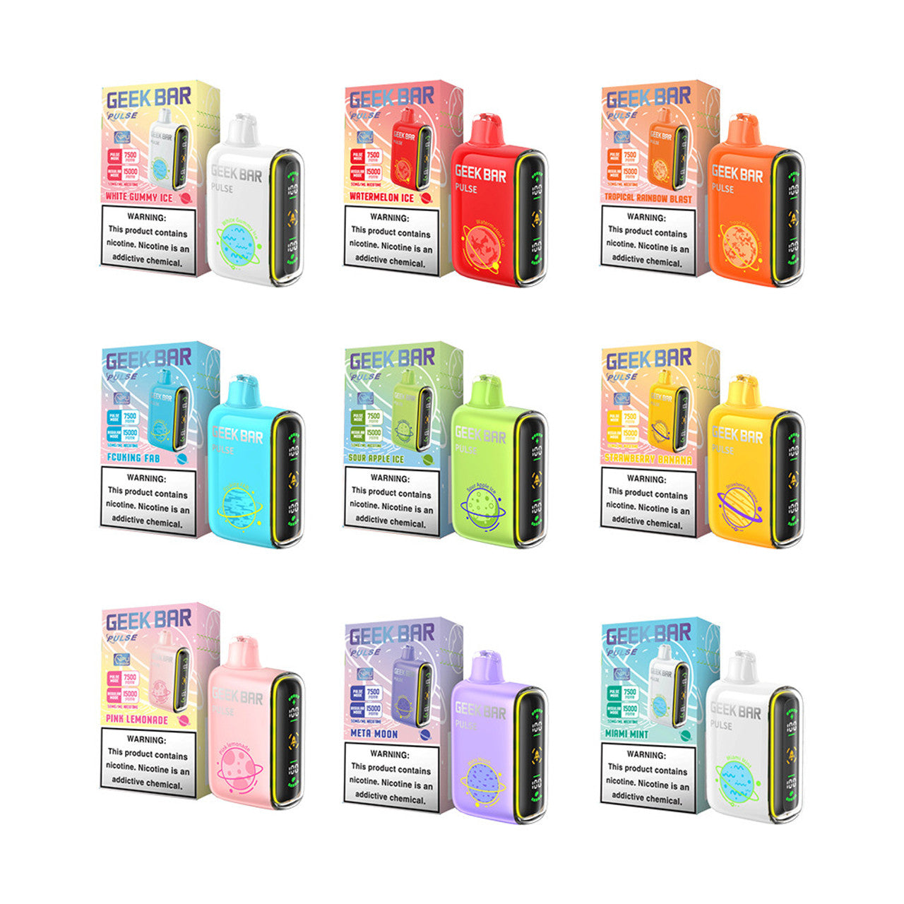 Geek Bar Pulse Disposable 15,000 Puffs 5%