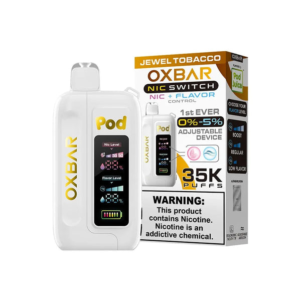 Oxbar Nic Switch Disposable 35k Puffs 0-5%