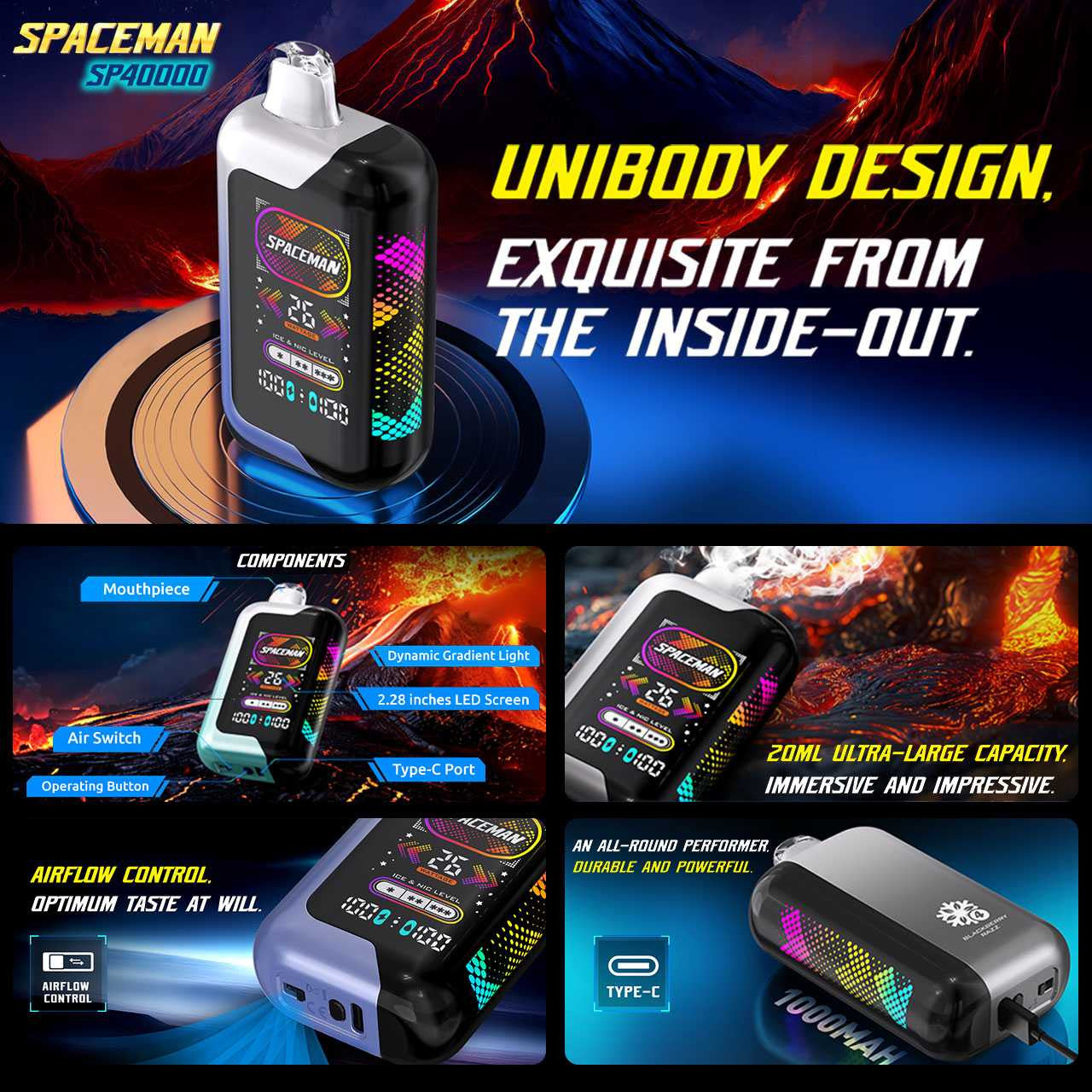 Spaceman SP40000 Disposable 40K Puffs