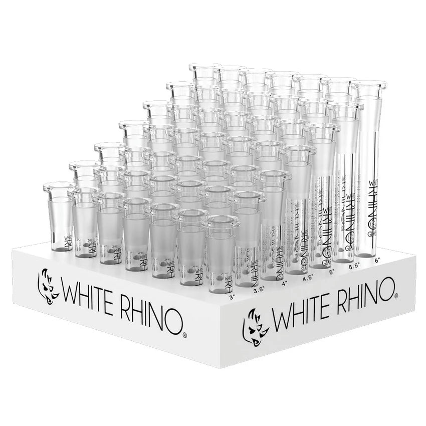 White Rhino Glass Diffuser Downstem