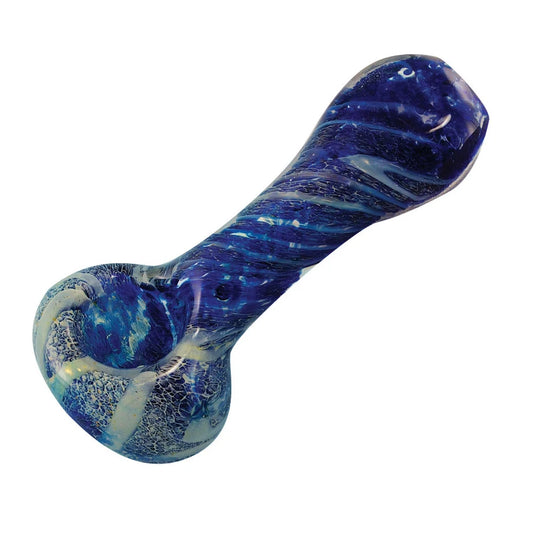 Twisted Dusk Frit Spoon Pipe