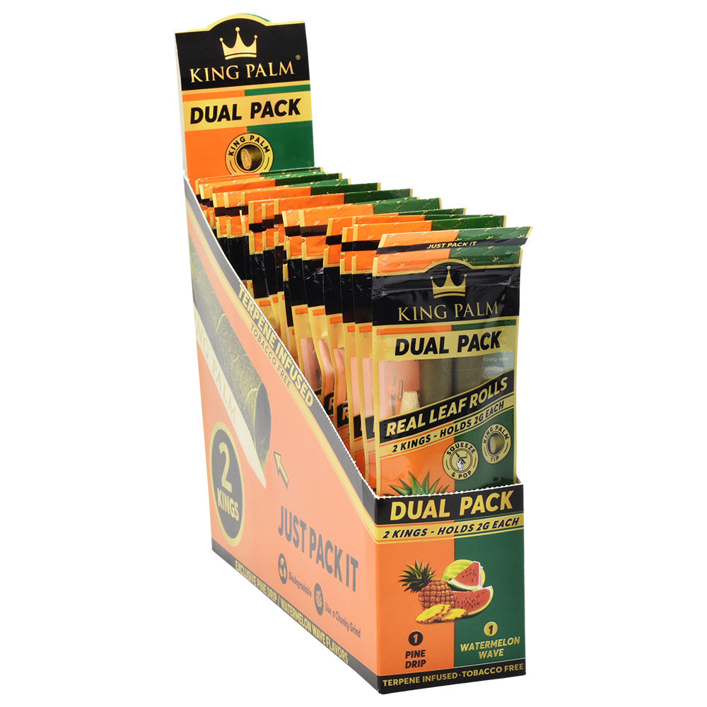 King Palm Wraps - Dual Pack - Pine Drip & Watermelon (King Size)