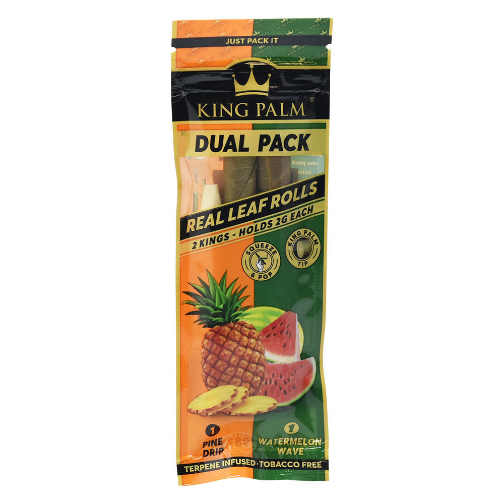 King Palm Wraps - Dual Pack - Pine Drip & Watermelon (King Size)