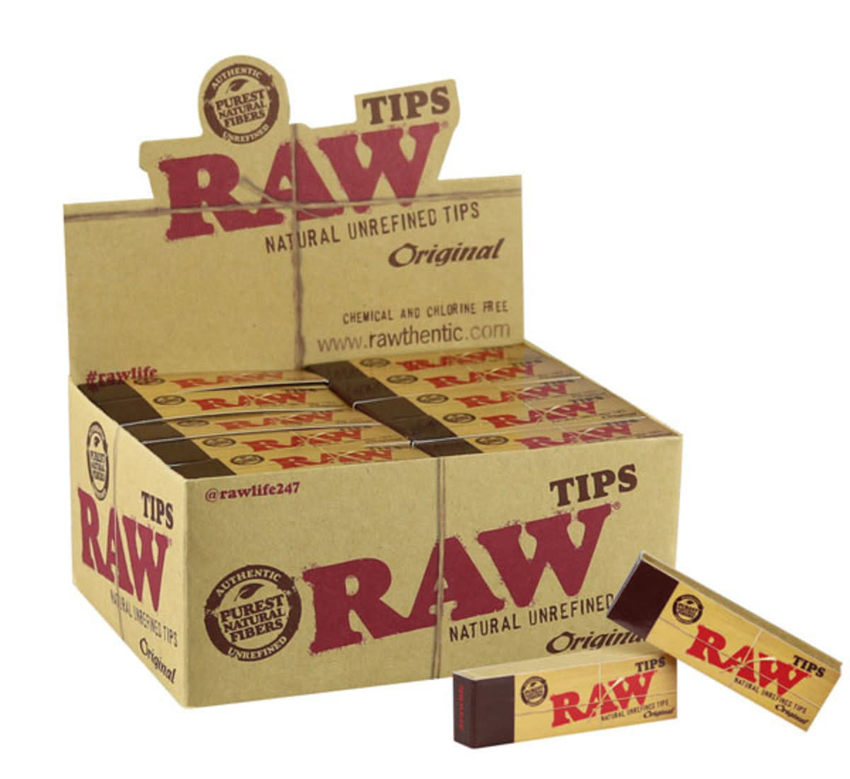 RAW Natural Unrefined Tips