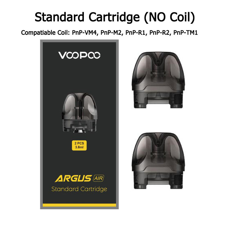 Argus Air Standard Pods (2-Pack) (No Coil) E-CIG 101 Argus Air Standard Pods (2-Pack) (No Coil) E-CIG 101