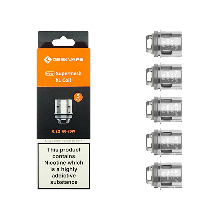 GeekVape Supermesh Coils (5-Pack) E-CIG 101 GeekVape Supermesh Coils (5-Pack) E-CIG 101