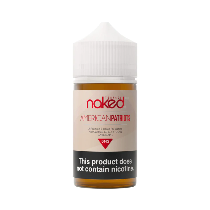Zero Nicotine - American Patriots 60ml 00mg