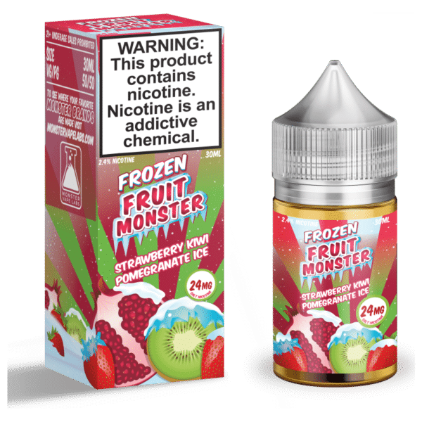 Frozen Fruit Monster Strawberry Kiwi Pomegranate Ice Salt 30mL