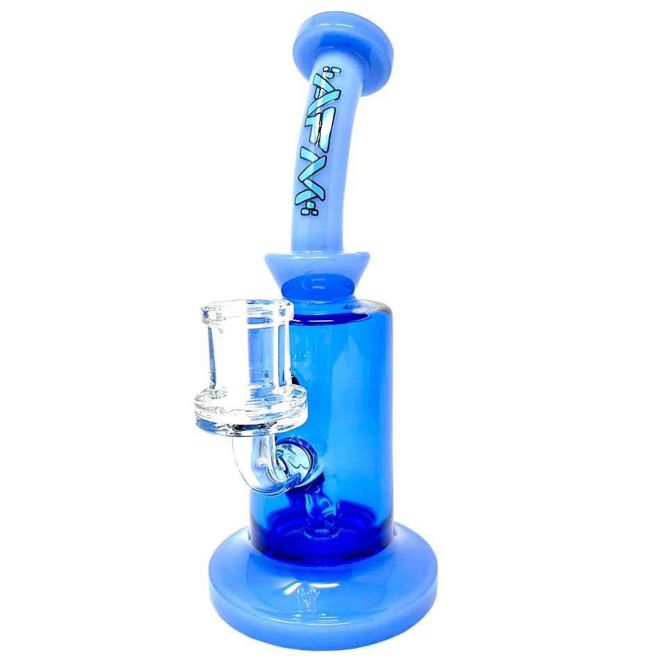 AFM Power Can Double Color (3 hole perc) Rig 8" - Blue