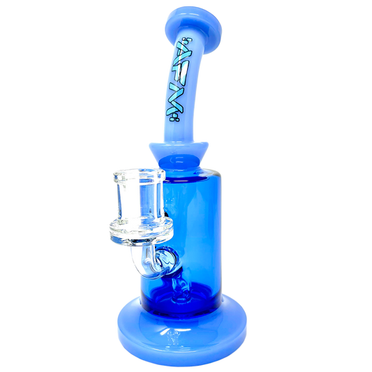 AFM Power Can Double Color (3 hole perc) Rig 8" - Blue