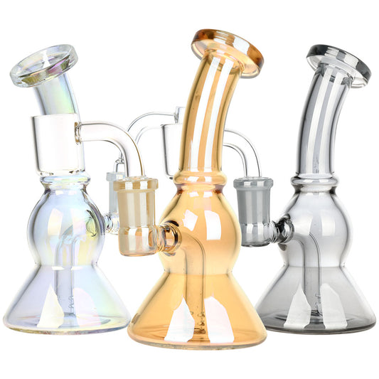 Ease Your Mind Mini Glass Dab Rig 5.75"
