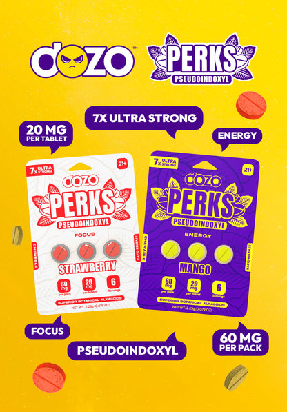 Dozo Perks Pseudoindoxyl Energy Tablets (3-Pack)