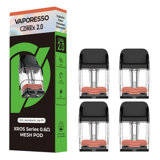 XROS Series Corex 2.0 Replacement Pods (4-Pack)