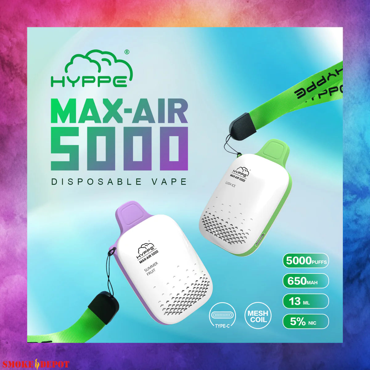 Hyppe Max Air Disposable 5000 Puffs 5%