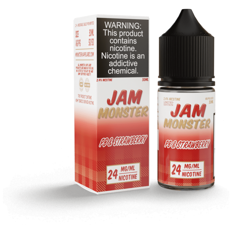 Jam Monster PB & Strawberry Salt 30ml