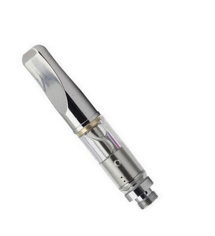 A3 CBD Glass Cartridge 0.5ml Flat Tip (Silver)