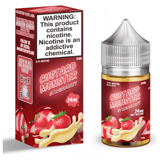 Custard Monster Strawberry Salt 30ml