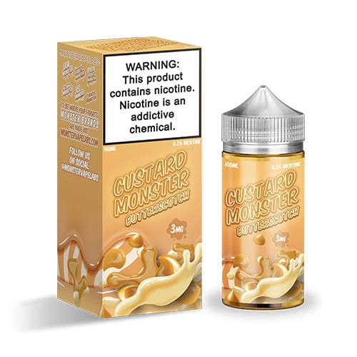Zero Nicotine - Custard Monster Butterscotch 100ml 00mg