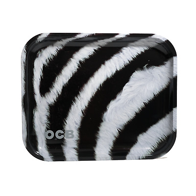 OCB Medium Rolling Tray Zebra