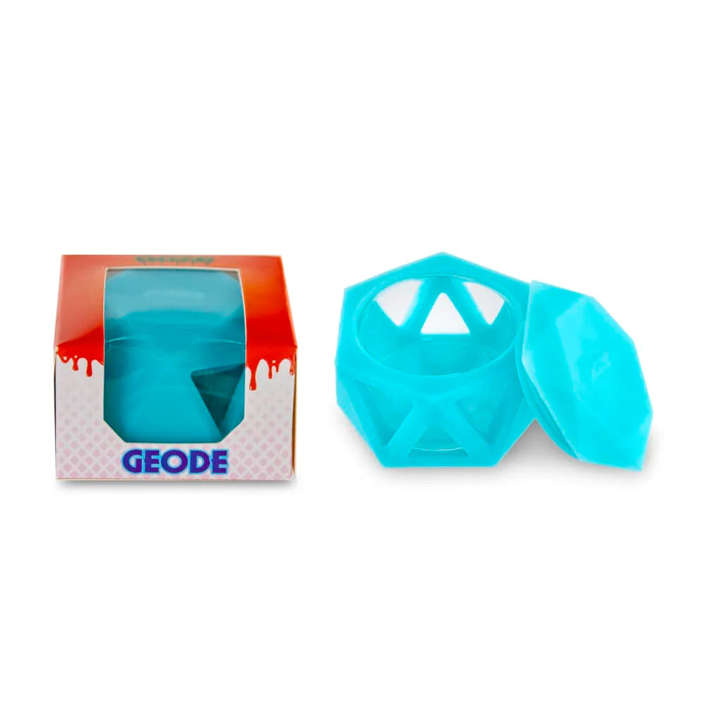 Geode Silicone & Glass Container
